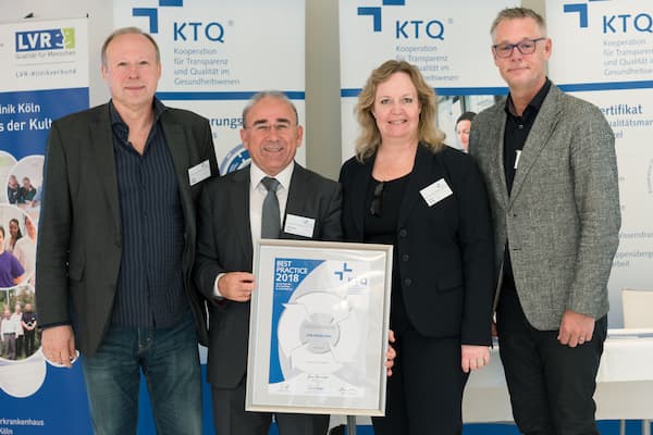 Preisträger KTQ Best Practice 2018: LVR-Klinik Köln - Krankenhaus der Kulturen - Implementierung des kultursensiblen Ansatzes in die Prozesse und Strukturen des Qualitätsmanagements der LVR-Klinik Köln