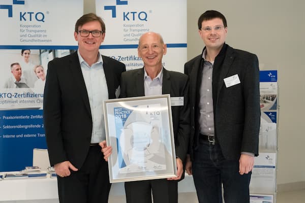 Preisträger KTQ Best Practice 2018: Heiligenfeld Kliniken GmbH - Qualitätsmanagement: 100% Durchdringung durch kontinuierlich Mitarbeiterveranstaltungen